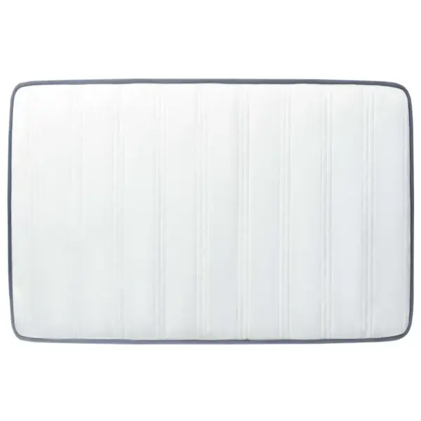 Taskuvedrudega madrats, keskmine jäikus, 140 x 200 x 20 cm, valge ja tumehall – 4