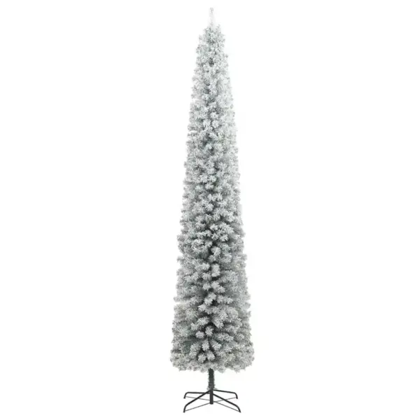 Koonusjas tehisjõulupuu LED-ribavalgustuse ja kaunistustega, roheline, 300 cm, PVC, USB – 5