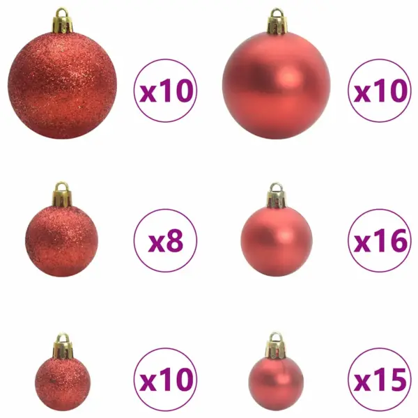 Tehisjõulupuu soe valge LED-valgustusega, roheline, 300 cm – 6