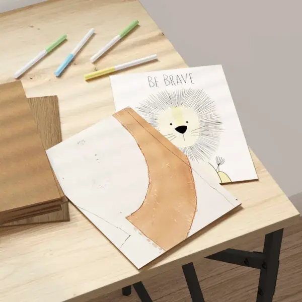 Dekoratiivsed tehispuidust käsitööpaneelid, 50 tk, pruun, 21 x 30 x 0,27 cm – 5