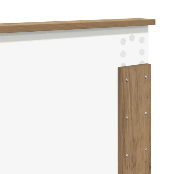 Kaasaegne voodi peats tehispuidust, käsitööpuu toon, 180 cm, 183 x 3 x 90 cm – 8