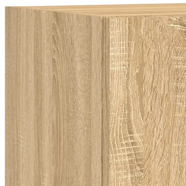 Seinale kinnitatav 6-osaline teleri seinakappide komplekt RGB LED-valgustusega, Sonoma tamm – 13