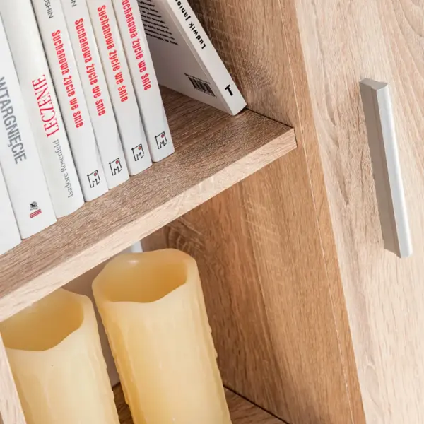 Teleri sektsioonkapp LED-valgustusega, sonoma tamm, 260 x 30 x 180 cm – 9