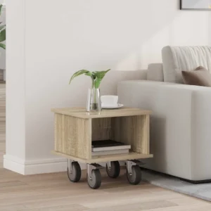 Väike telerialus sonoma tamme toonis, tehispuit, 37 x 35 x 35 cm