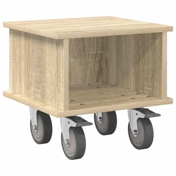 Väike telerialus sonoma tamme toonis, tehispuit, 37 x 35 x 35 cm – 2