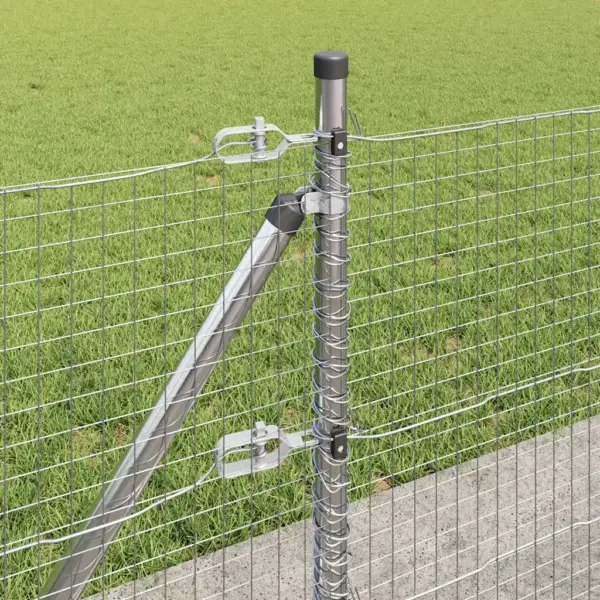 Aed terasest aiapostidega, hõbedane, 50 x 0,5 m (25 x 25 mm võrk) – 5