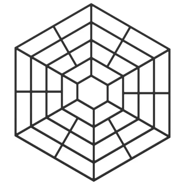 Tiigikaitsevõre komplekt kaladele, 40 tk, must polüpropüleen, 27 x 31 x 27 cm – 5