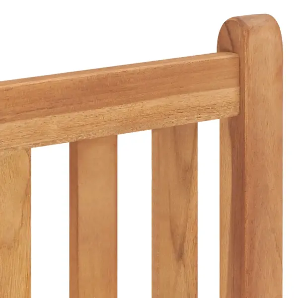 7-osaline tiigipuidust aiamööbli komplekt, pruun, laud 140 x 80 cm ja 6 tooli – 8