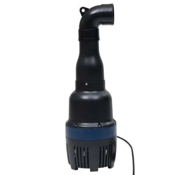 Tiigipump 16000 L/h, 75 W, must PVC, Ø 75 mm ühendus – 3