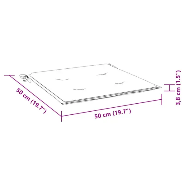 Tiigipuust aiatoolid istmepatjadega, 2 tk, tumehallid padjad, 58 x 60 x 90 cm – 10