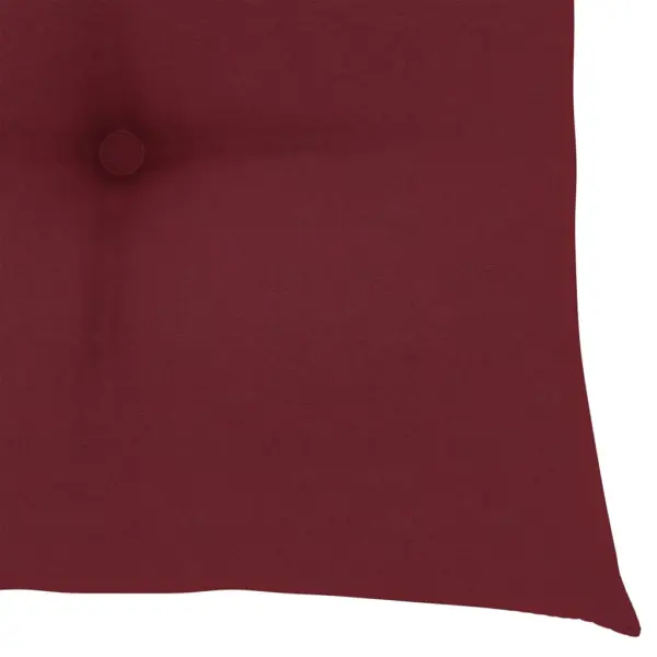 Tiigipuust aiatoolid veinipunaste istmepatjadega, 4 tk, 58 x 60 x 90 cm – 10