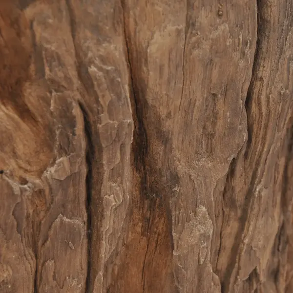 Tiigipuust alusega kohvilaud klaasist lauaplaadiga, pruun, 50 x 40 cm – 10