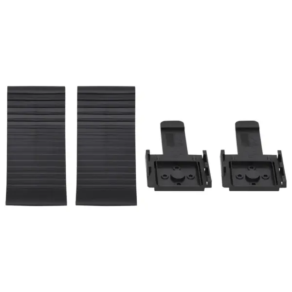 Tõkiskingad autole ja haagisele, 2 tk, must plast, 25 x 10 x 11,5 cm – 3