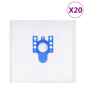 Tolmuimejakotid Miele G/H/N seeria jaoks, 20 tk, valge mittekootud kangas