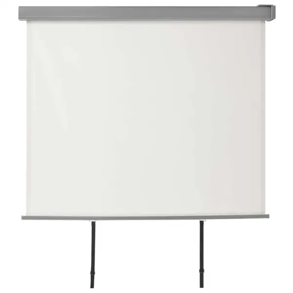 Tõmmatav rõdu külgsein privaatsuse ja tuulekaitseks, kreemjasvalge, 150 x 200 cm – 2