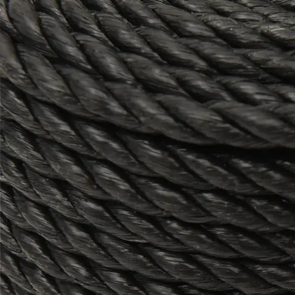 Polüpropüleenist töököis, must, 16 mm, 100 m – 4