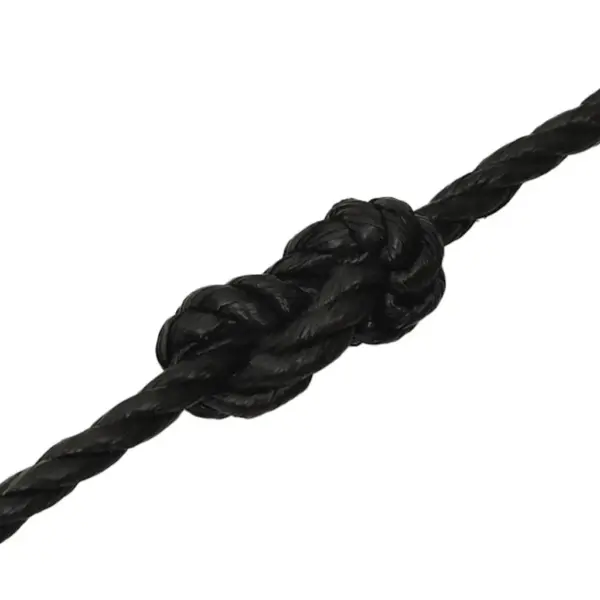 Polüpropüleenist töököis, must, 16 mm, 100 m – 5