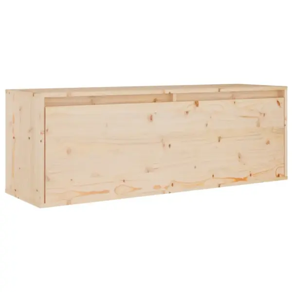 Töötlemata männipuidust seinakappide komplekt, 4 tk, 2x 100 x 30 x 35 cm ja 2x 30 x 30 x 80 cm - 5