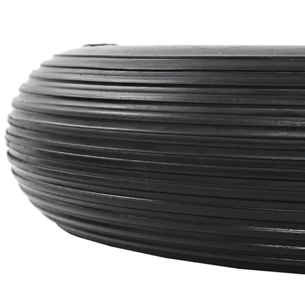 Torkekindel aiakäru ratas teljega, PU, 4.00–8, 390 x 90 mm, 160 kg – 3