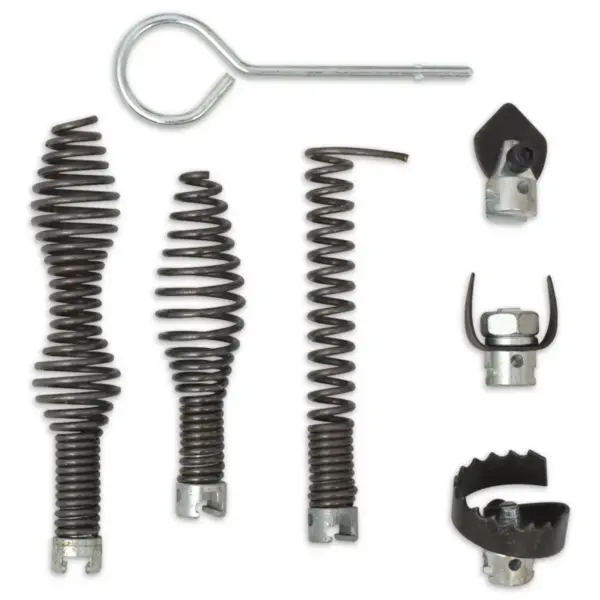 Torupuhastusmasin 250 W äravooluspiraalidega 12,5 m x 16 mm ja 4,5 m x 9,5 mm, punane/must – 8