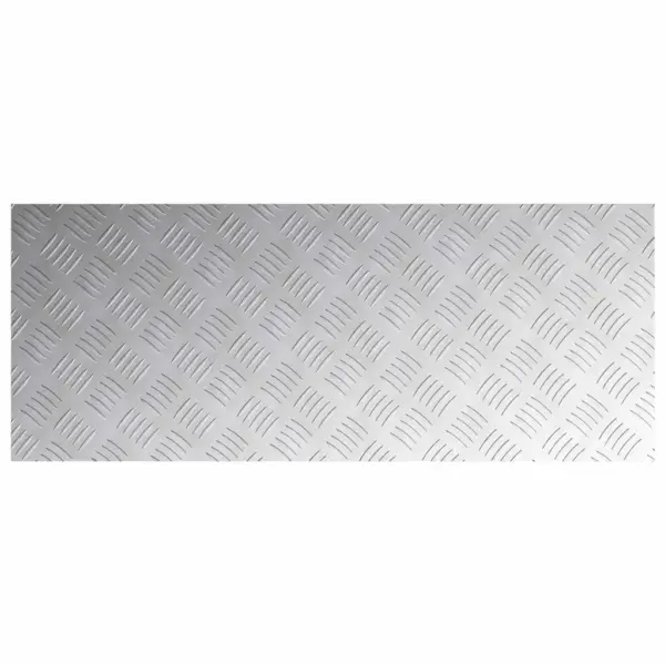 Libisemisvastane trepiastme kate, 4 tk, hõbedane alumiinium, 100 x 40 cm – 5