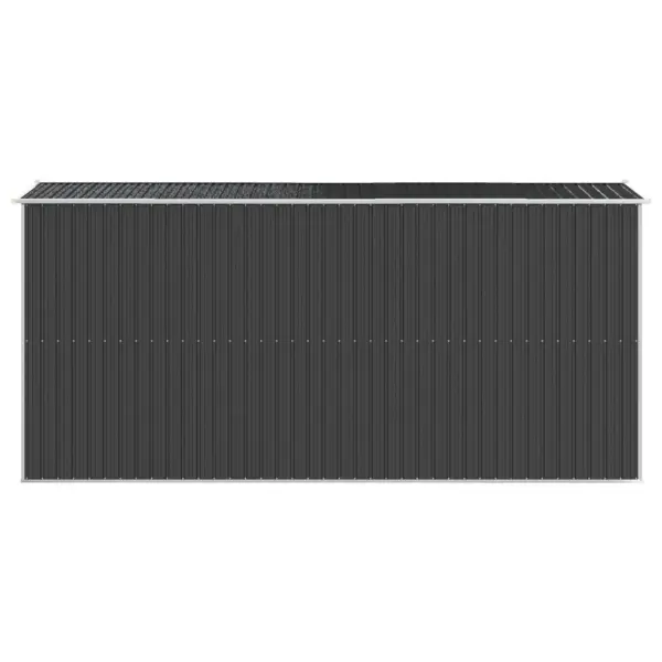 Tsingitud terasest aiakuur liugväravaga, antratsiithall, 192 x 440 x 223 cm – 5