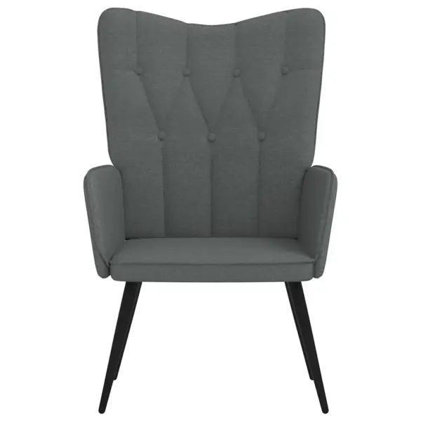 Tumehall kangast puhketool terasraamiga, 61 x 70 x 96,5 cm – 3