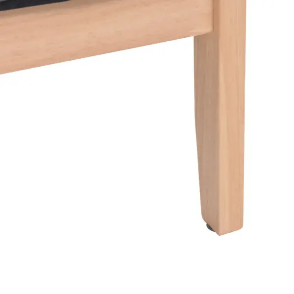 Tumehall kangast tugitool puitraamiga, 64,5 x 67 x 73,5 cm – 7