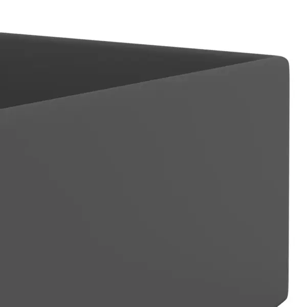 Tumehall keraamiline vannitoovalamu ülevooluavaga, kapi peale, 480 x 250 x 150 mm – 6
