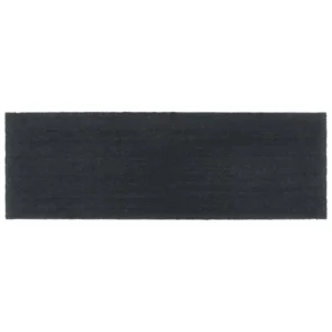 Flokeeritud kookoskiududest uksematt PVC-alusega, tumehall, 100 x 300 cm