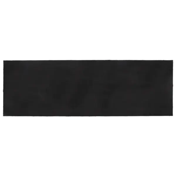 Flokeeritud kookoskiududest uksematt PVC-alusega, tumehall, 100 x 300 cm – 2