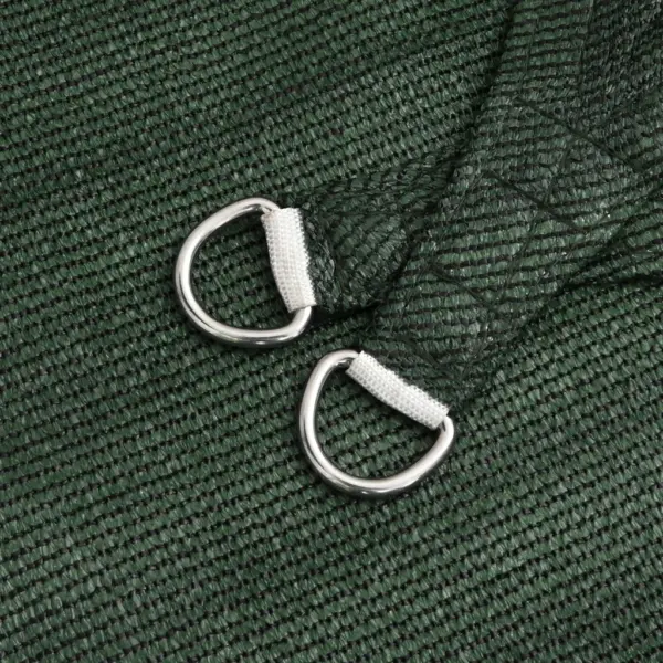 Päikesepuri HDPE-st, tumeroheline, trapets, 3/4 x 3 m, 160 g/m² – 6