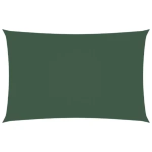 Veekindel ristkülikukujuline päikesepuri, tumeroheline oxford-kangas, 2 x 5 m