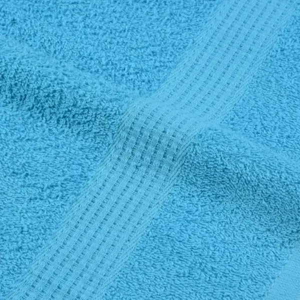 Türkiissinine rätikukomplekt FROGN, 2 tk, 100 x 200 cm, 100% puuvill, 360 g/m² - 7