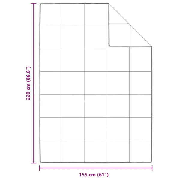 Suvine tekk ja padi udusule täidisega, 155 x 220 cm, valge, 2-osaline komplekt – 8