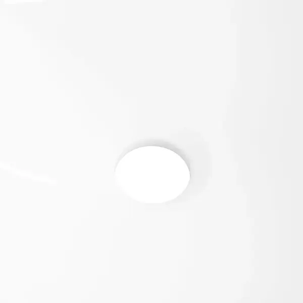 Ümmargune keraamiline valamu kapi peale, valge, 36 x 15 cm – 7