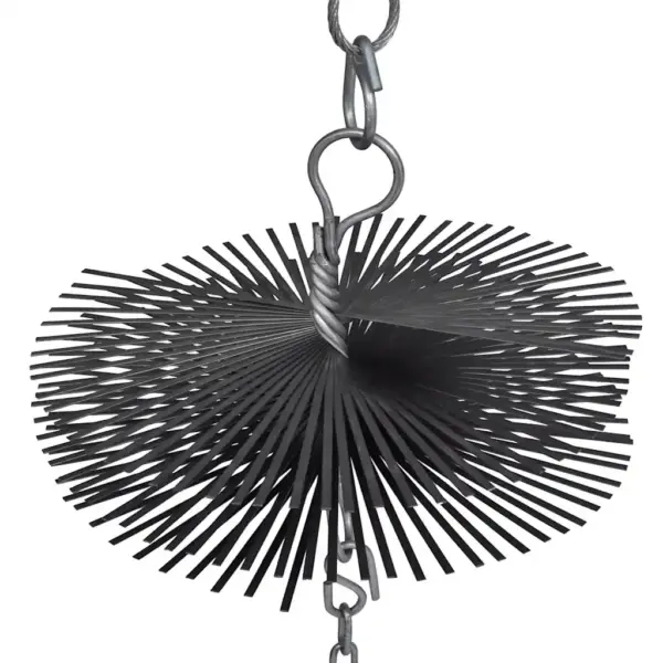 Ümmargune korstnapuhastushari kettpalliga, 25 cm, 15 m traat – 4