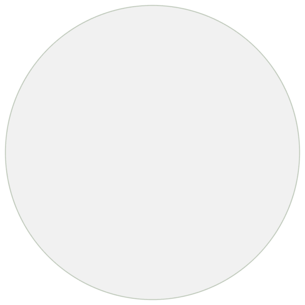 Ümmargune lauakaitsematt, läbipaistev PVC, matt, Ø 60 cm, 1,6 mm – 2