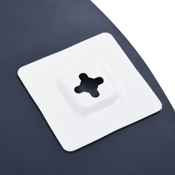 Ümmargune seinapeegel akrüülkristallist servaga, karastatud klaas, hõbedane, 40 cm – 4