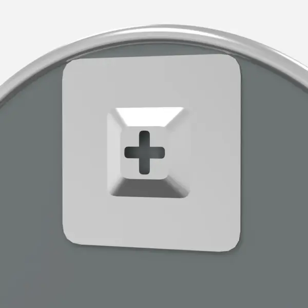 Ümmargune seinapeegel hõbedase PVC-raamiga, Ø 30 cm – 5