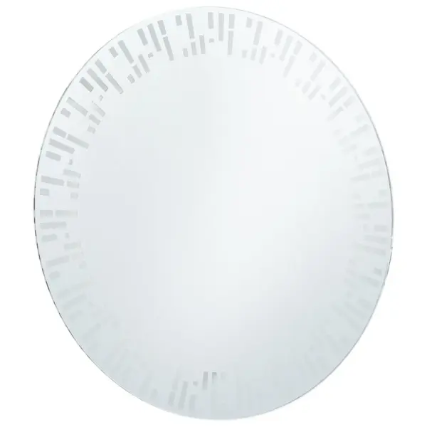 Ümmargune vannitoa LED-peegel, hõbedane, 60 cm, IP44 – 4