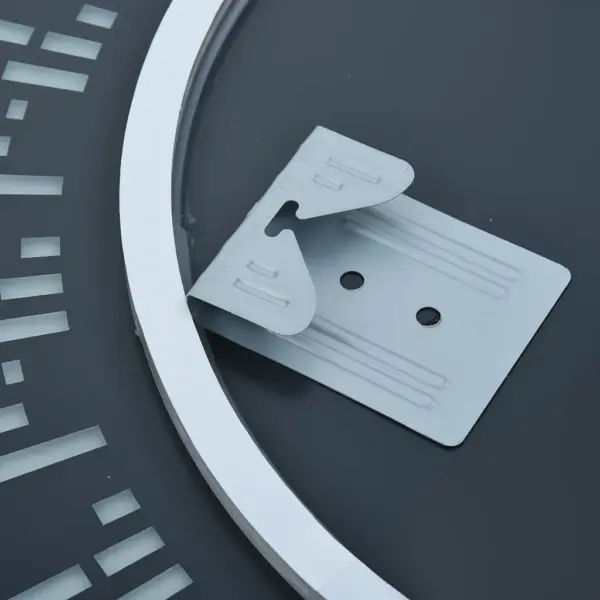 Ümmargune vannitoa LED-peegel, hõbedane, 60 cm, IP44 – 5