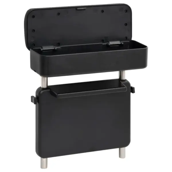 Universaalne auto käetugi lisapanipaigaga, must ABS, 23 x 8 x (30–38) cm – 3