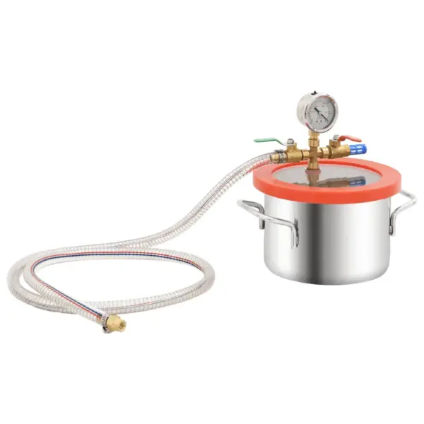 Vaakumkambrikomplekt kaheastmelise pumbaga, roostevaba teras, 3,7 l – 10