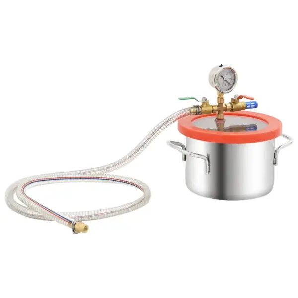 Vaakumkamber komplekt üheastmelise pumbaga, 3,7 l, roostevaba teras, 250 W – 12