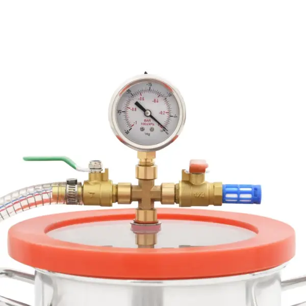 Vaakumkamber komplekt üheastmelise pumbaga, 3,7 l, roostevaba teras, 250 W – 10