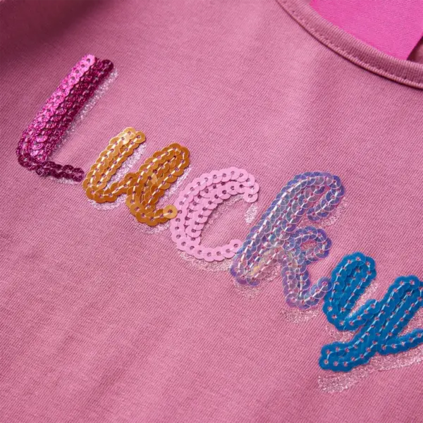 Pikkade varrukatega lastesärk Lucky, vaarikaroosa, suurus 92 – 4