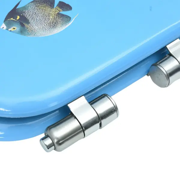 Vaikselt sulguv WC prill-laud süvamere disainiga, MDF – 9