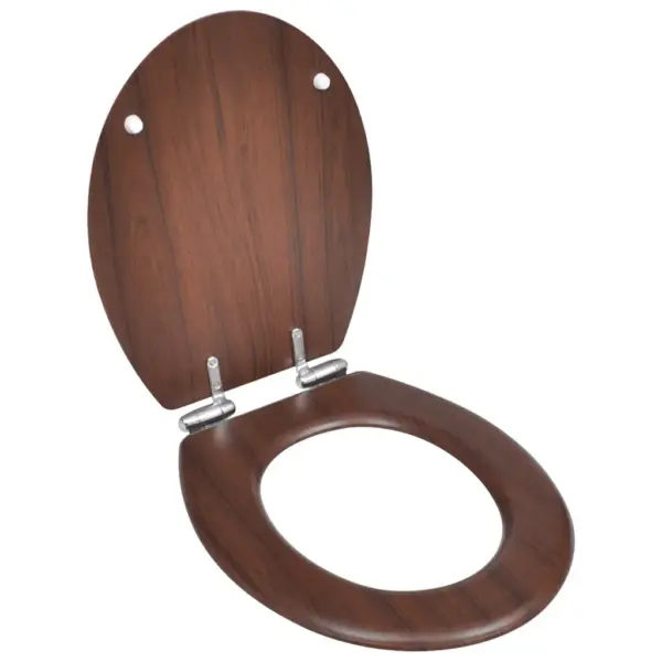 Vaikselt sulguvad prill-lauad, 2 tk, pruun MDF, 45 x 36 cm - 3