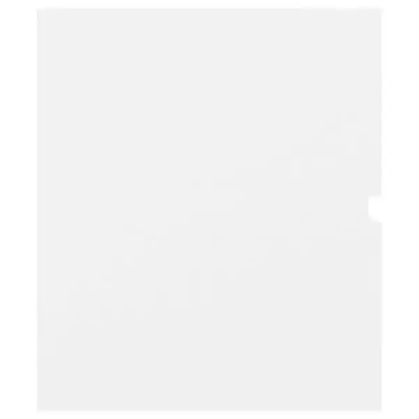 Valamukapp sisseehitatud keraamilise valamuga ja kraaniga, valge, 90 cm – 10